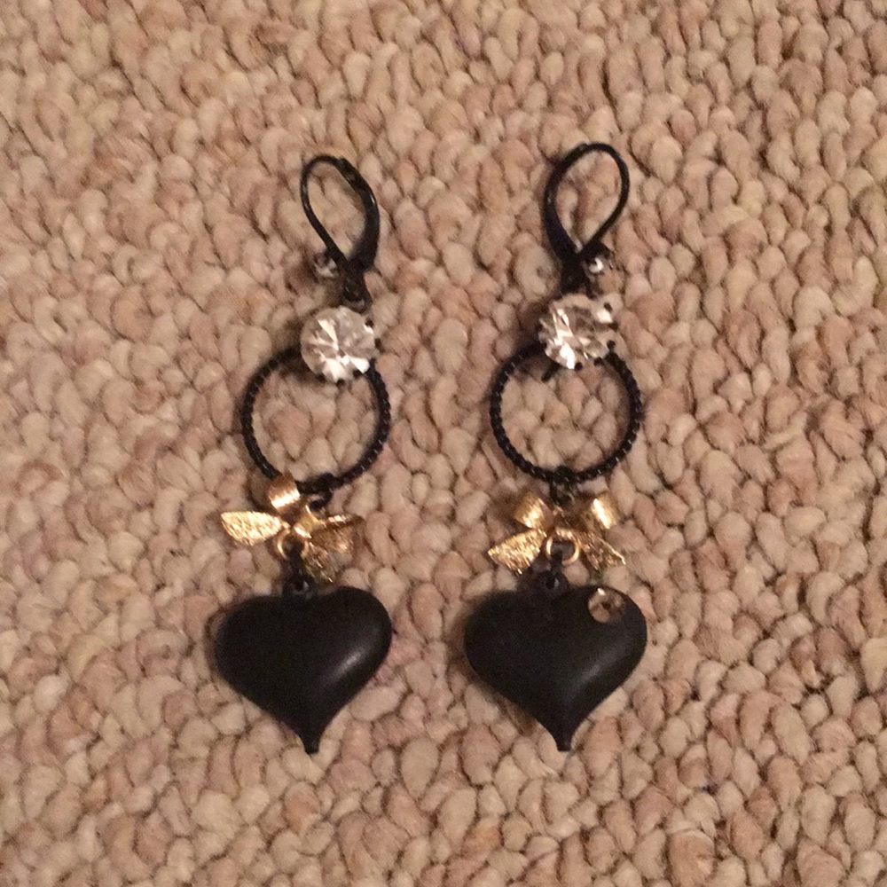 Betsy Johnson earrings 🖤🖤